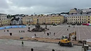 Time lapsing Senate Square (Senaatintori) #SenateSquare #Senaatintori
