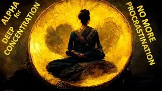 Golden Alpha Waves - Music for Deep Concentration and Mind Stimulation | Let Go of Procrastination