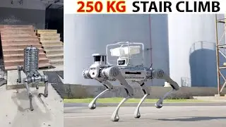 Unitree B2 Robot Carries 250KG Up Stairs | World&rsquo;s Strongest Quadruped Robot