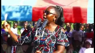 Nancy Nanyama Kibaba unmasking Bungoma Woman Rep in a function as she eyes the seat. This was deep!