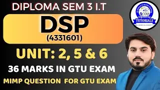 DSP ( DATA STRUCTURES WITH PYTHON ) MIMP QUESTIONS FOR GTU EXAM || UNIT 2,5 & 6 || DIPLOMA SEM 3 IT