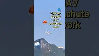 How do ZODRIC UAV parachute work #uav #uavdrone #parachute #zodric #rcaircraft