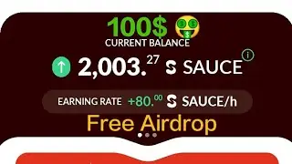 Sauces Free 100$ Airdrop! Ice Labs project. 💯 real project.