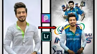 IPL 2020 PHOTO EDITING IN PICSART | MUMBAI INDIANS SUPPORTER | IPL MI PHOTO EDITING