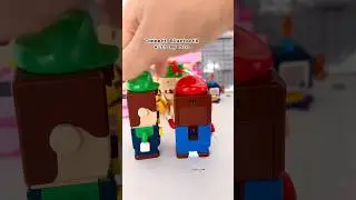 Turning on Bluetooth for Low Battery Luigi and Mario #lego