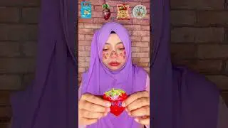 Emoji Eating Challenge #new #reels #emoji #eating #food #foodie #waffle #puddingjelly #ediblegel