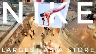 Nike LARGEST Store in Asia | Walk Tour | Singapore 2024 4K #nikestore #newjeans