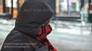 Minneapolis, MN extreme brutal 20F Below Zero - 12/18/2016