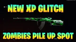 NEW XP Glitch *UNLIMITED* ZOMBIE PILE GLITCH SOLO (Vanguard Zombies)