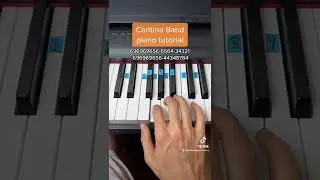 Cantina Band easy piano tutorial!