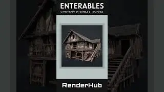 Game-Ready 3D Structures by Enterables