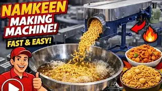 बेसन से बनाओ 15 तरह के नमकीन | Namkeen Making Machine | Bhujia Making Machine | New Business Idea 
