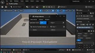 How to resize unreal engine 5 ui scale:  Debug , Widget Reflector, Application Scale