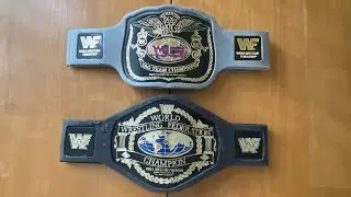 Foam WWF/WWE championship belts - #wwfattitudeera #replica #wwebelt #wwe #retrotoys