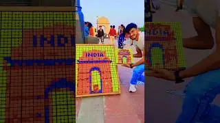 India Gate Rubik's cube Mosaic art 🇮🇳 Jai Hind #republicday #indiagate #rubikscube #kingofcubers