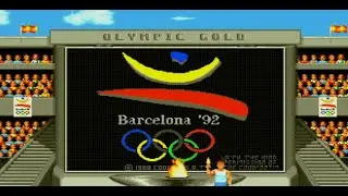 OLYMPIC GOLD 92 - FULL OLYMPICS - (SEGA GENESIS/ MEGA DRIVE)
