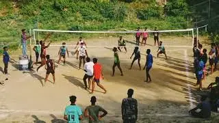Egattur volleyball tournament second round match