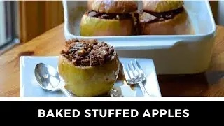 Classic BAKED STUFFED APPLE recipe!