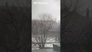 UK Snowing starting.. winter 2022..