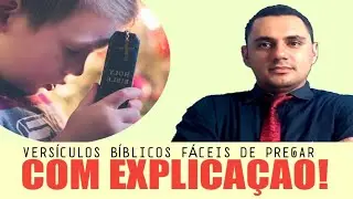 Versículos Bíblicos Fáceis de Pregar e Como Pregar Cada um deles | Nataniel Queiroz