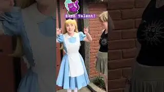 Alice telling us about the Cheshire Cat! #disney #alice # #disneyparks #wonderland #epcot #wdw