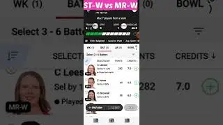 ST-W vs MR-W #cricket #wbbl #t20 #shorts #viral #live #women