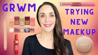 GRWM \\ TRYING NEW MAKEUP \\ BENEFIT \\ STILLA \\ ELF \\ NYX