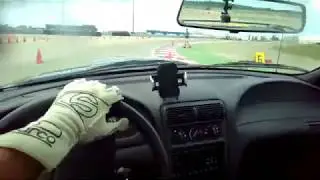 CADL autocross in 2001 Ford Mustang GT @ Circuit ICAR