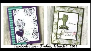 HOP AROUND FRAMELITS & ALL ADORNED & MORE THAN WORDS STAMPS FEATURED TODAY ON FB LIVE - Mar 1 2019