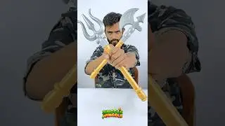 Shiva's Trishul and Parshuram's Axe &ndash; Divine toys Power Unleashed #trishul #shorts #shortfeed