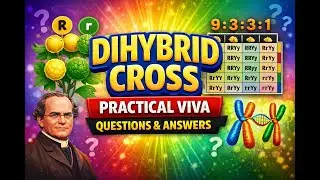 Dihybrid Cross Explained | Practical Viva Questions & Answers 2(UG & PG Biology)