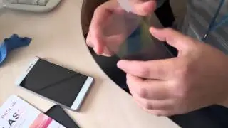 наклейка защитного стекла на UMI Fair / UMI Fair screen glass installation