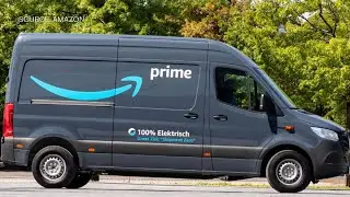 Amazon Reduces Carbon Footprint With Electric Delivery Vans