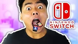 NINTENDO SWITCH CARTRIDGE TASTE TEST!