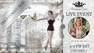 Decoupage Queen January 2026 Release Event, Saturday, Jan 3rd @ 4pm EST