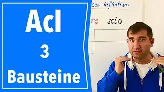 Latein AcI - Grundlagen - kurz und knapp