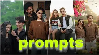 New Trending Couple Photo Edit Gemini Al Prompt | Gemini Ai Retro Couple bengalistyle Photo Editing