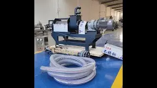 cow dung manure separator pig chicken manure dewatering machine cattle manure slurry dehydrator