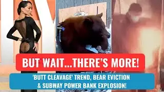 BUT WAIT...'Butt Cleavage' Trend, Bear Eviction & Subway Power Bank Explosion!