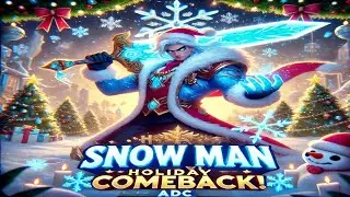 Master Yi ADC Bot Lane: Christmas Comeback Story (Snow Man Yi Gameplay)