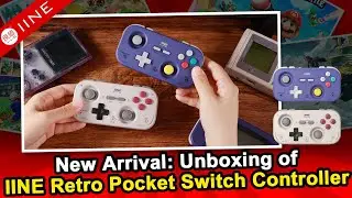 New Arrival: Unboxing of IINE Retro Pocket Switch Controller💜🤍