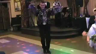 The improvisation with out music. Tap man from Moscow.