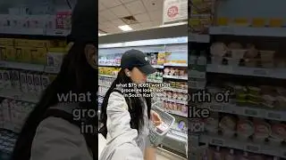 $75 (&euro;65) worth of groceries in Seoul 🇰🇷