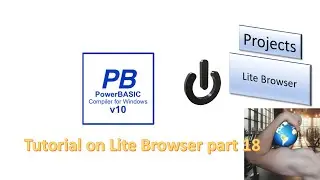 PowerBasic Projects - Creating a web browser - part 18