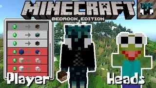 Minecraft Bedrock Custom Heads Vanilla Tweak