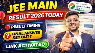 JEE Main 2026 Result out Timing🔥 100% Confirm by NTA #jeemains #jee| JEE Mains Result 2026