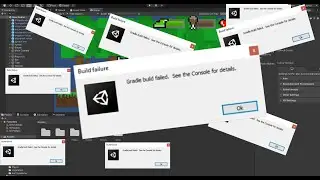 как исправить ошибку (Gradle build failed) в Unity исправить легко!!!
