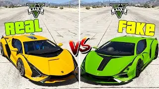 GTA 5 Real Lamborghini Sian Car vs Pegassi Ignus GTA Online Car - Which is Best?