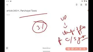 Article 243H , Panchayat Taxes