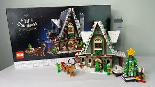 Lego Elf Club House Winter Village Collection 10275 Speed Build